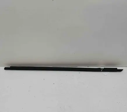 Front door glass trim molding
