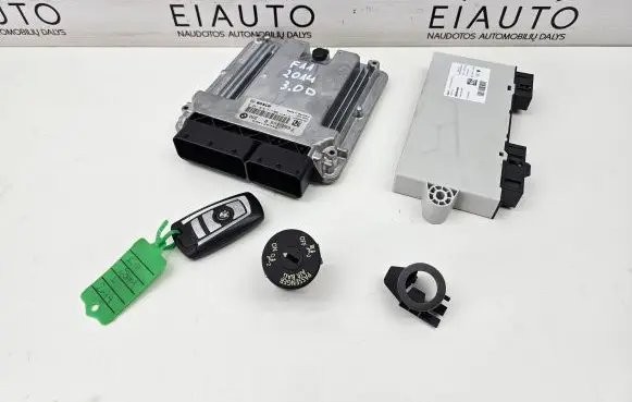 BMW 5 F10 F11 Engine ECU kit and lock set 0281019717 8573789 9318367