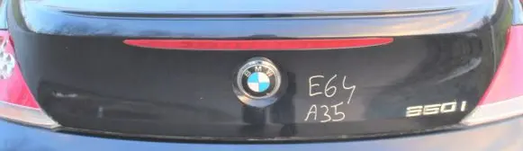 BMW 6 E24 Tailgate/trunk/boot lid