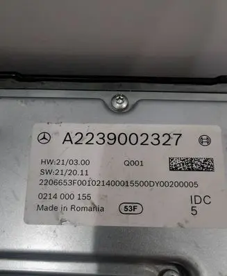 Mercedes-Benz S W223 LED ballast control module A2239002327 0214000155 3206653E0G