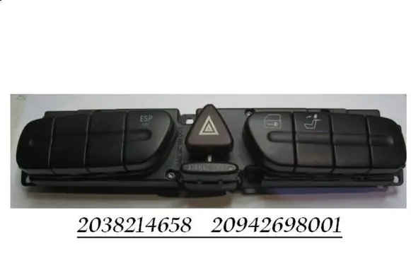 Mercedes-Benz C W203 Hazard light switch 2038214658 20942698001