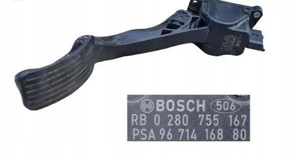 Peugeot 5008 Accelerator throttle pedal 9671416880