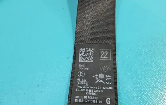 Renault Trafic III (X82) Front seatbelt 868853346R IMPRK1545091