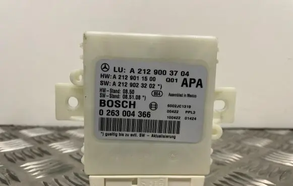 Mercedes-Benz E C207 W207 Parking PDC control unit/module A2129003704 A2129011500 A2129023202