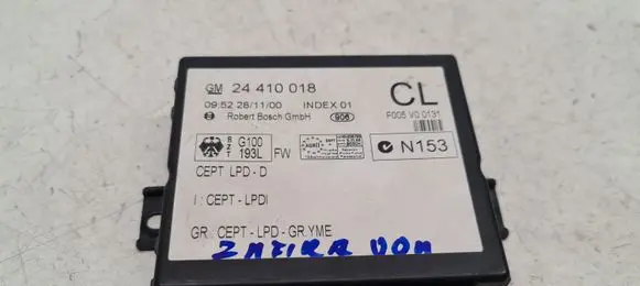 Opel Zafira A Other control units/modules 24410018