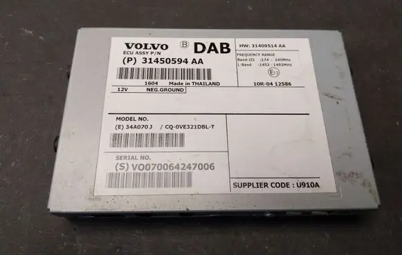 Volvo XC60 Antenna control unit 31450594AA VO070064247006