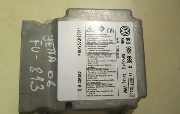 Volkswagen Jetta V Airbag control unit/module 1K0909605R