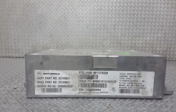 Cadillac CTS Other control units/modules 25749851