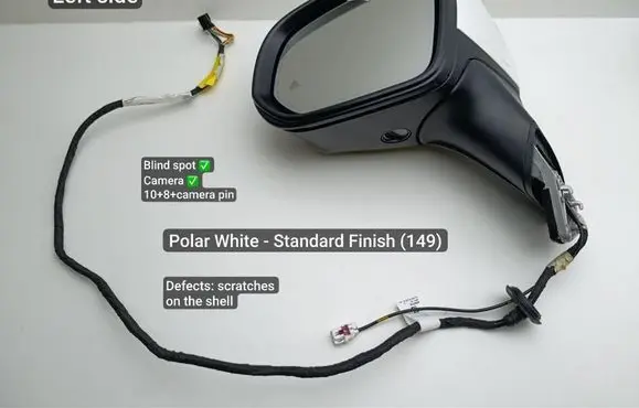Mercedes-Benz EQE x294 Front door electric wing mirror A2968106500