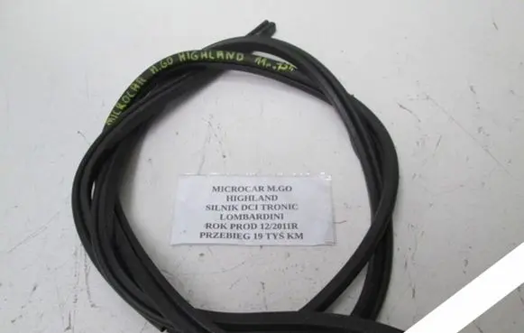 Microcar M.GO Sliding door rubber seal 