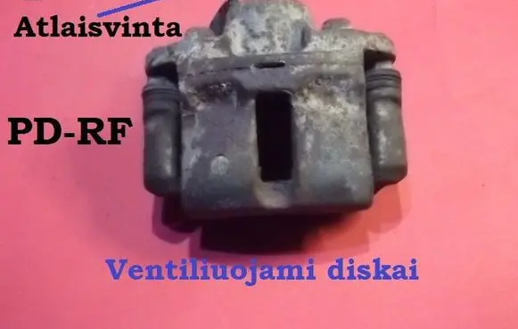 Renault Megane I Front brake caliper CN3118812