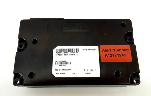 Ford Ecosport Bluetooth control unit module E1BT14D212CB