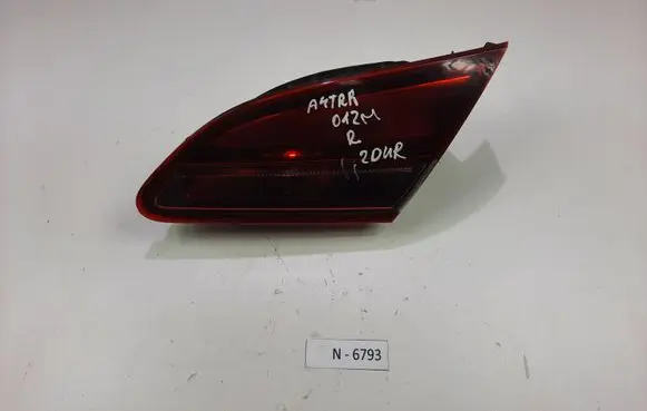 Opel Astra J Tailgate rear/tail lights L90025806 13399955