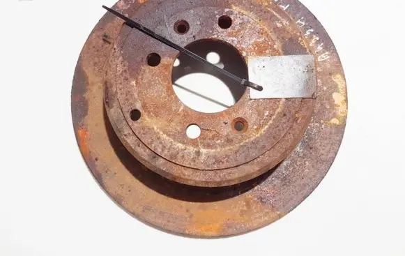 Peugeot 406 Rear brake disc neventiliuojamas
