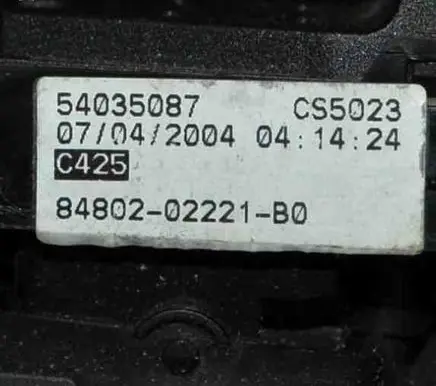 Toyota Corolla E110 Electric window control switch 54035087CS5023