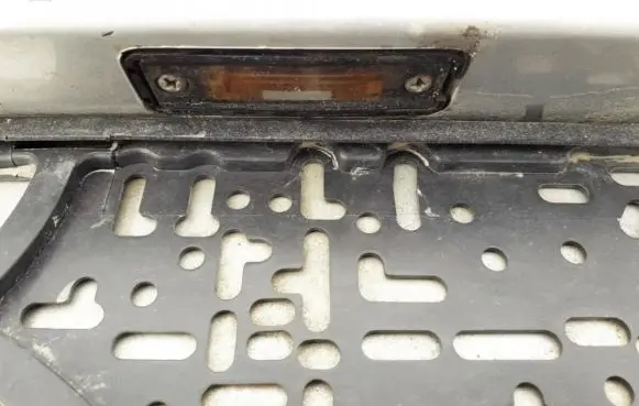 Volkswagen Golf IV Number plate light