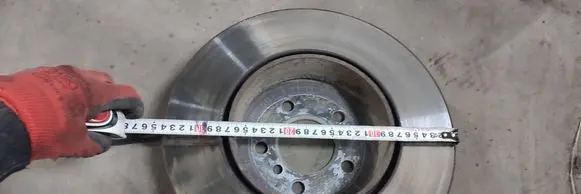 Rear brake disc