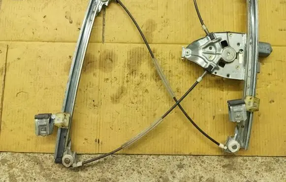 Front door window regulator with motor