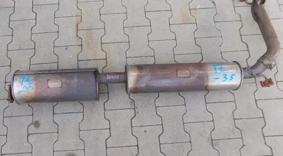 Volkswagen Touran I Middle muffler/silencer 