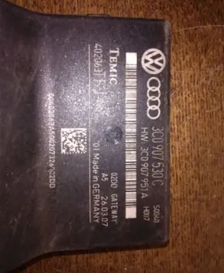 Volkswagen Golf V Other control units/modules 3C0907530C 3C0907951A