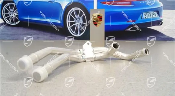 Porsche Cayenne (9PA) Engine coolant pipe/hose 95557269802