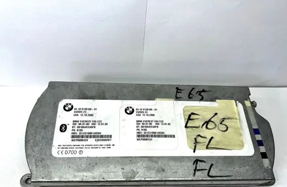 BMW 7 E65 E66 Bluetooth control unit module 9138168 23292523 9138168-01