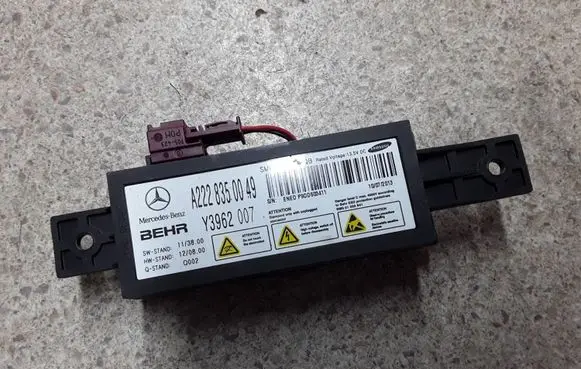 Mercedes-Benz S W222 Air conditioning/heating control unit A2228350049