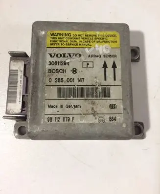 Volvo S40, V40 Airbag control unit/module 30611294 981121179F 0285001147