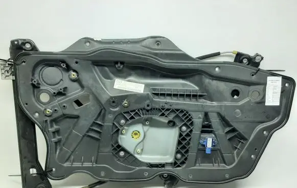 Volkswagen Scirocco Front door window regulator with motor 1Q0837756