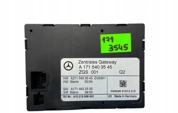 Mercedes-Benz SLK R171 Gateway control module A1715403545