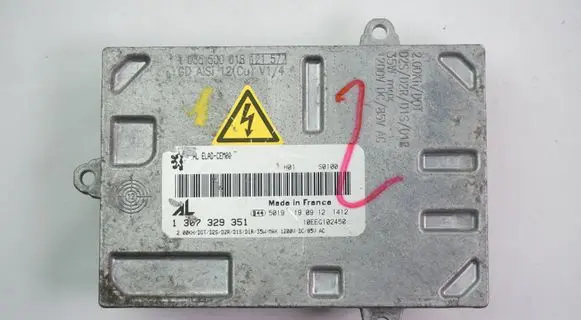 Peugeot 308 Headlight ballast module Xenon 1307329351