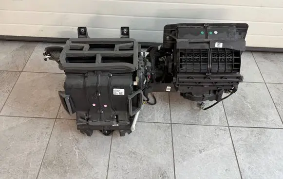 Interior heater climate box assembly