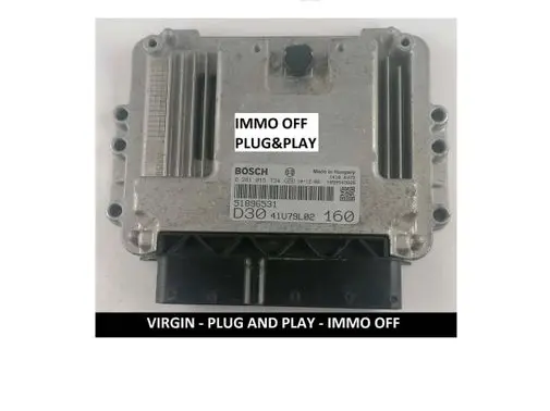 Fiat Ducato Engine control unit/module ECU 0281015734 51896531 41179L02
