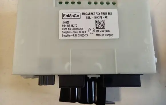 Ford Kuga II Tow bar trailer control unit/module EJ5J19H378AC 401154265