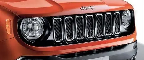 Jeep Renegade Front bumper upper radiator grill 71807416