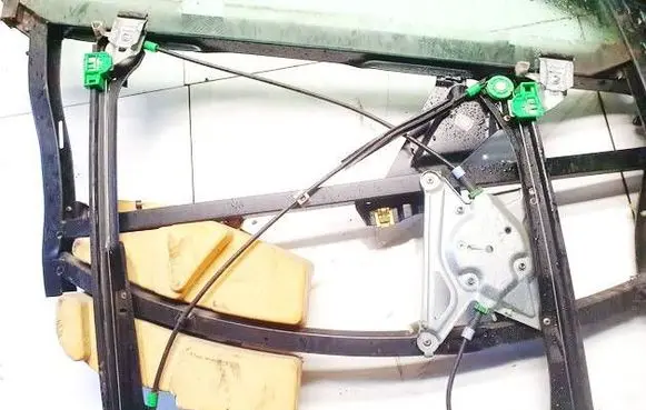 Audi A4 S4 B5 8D Sliding door window regulator with motor 8d0837398b