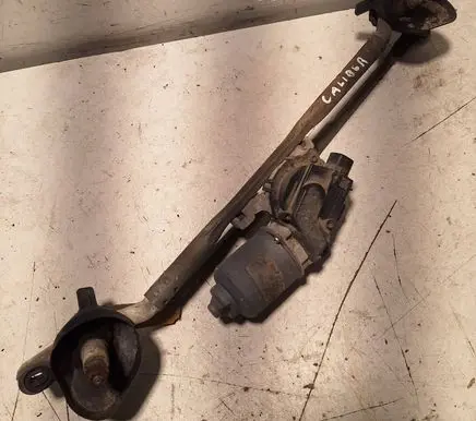 Front wiper linkage and motor