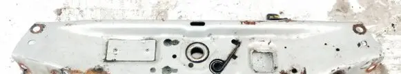 Engine bonnet/hood lock trim molding