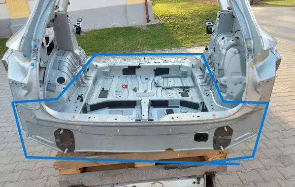 Mercedes-Benz GLC C254 Trunk bottom trim panel MERCWANNAW254PAS