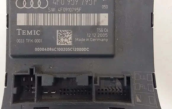 Audi A6 S6 C6 4F Door control unit/module 4F0959795F