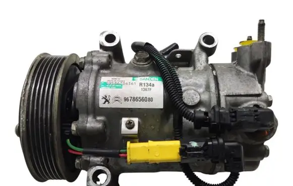 Peugeot 208 I Air conditioning (A/C) compressor (pump) 9678656080