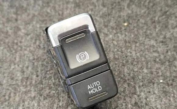 Volkswagen Touareg II Hand parking brake switch 7P1927225A