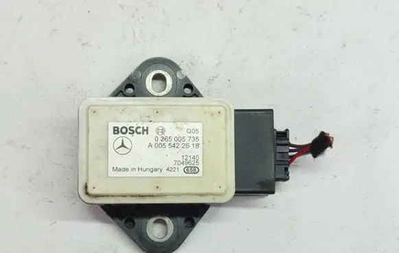 Mercedes-Benz E C207 W207 ESP acceleration yaw rate sensor A0055422618 0265005735 7049625
