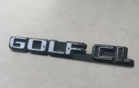 Volkswagen Golf II Rear loading door model letters 191853687A