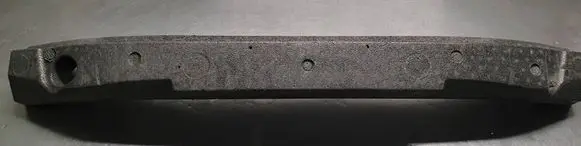 Front bumper foam support bar