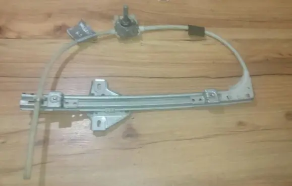 Sliding door window regulator with motor