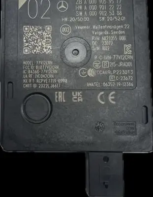 Mercedes-Benz C W206 Distronic sensor radar A0009059517 A0009012222 A0009025388
