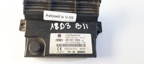 Audi A8 S8 D3 4E Other control units/modules 4E0907280A