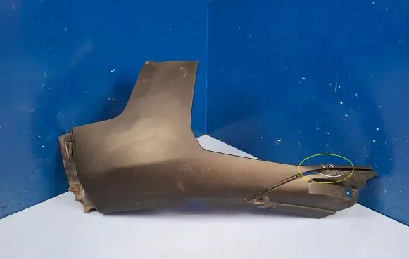 Peugeot 3008 II Front bumper corner part panel trim 9810869777
