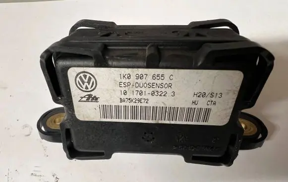 Volkswagen Golf Plus ESP acceleration yaw rate sensor 1K0907655C BA75K29E72 10170103223